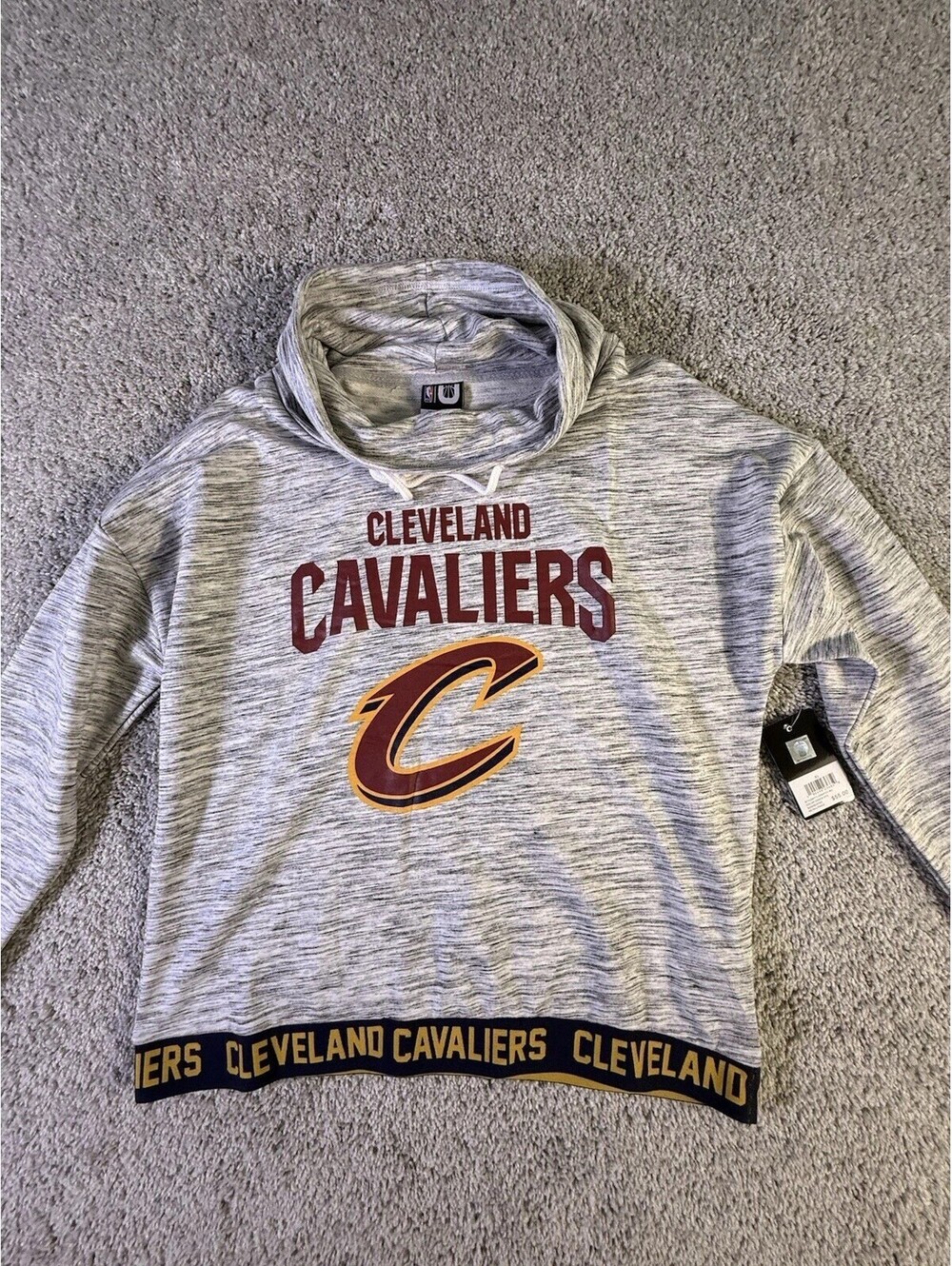 NWT NBA Women’s Cleveland Cavaliers Sweatshirt Size XL Mock Neck Gray